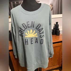 NWT-C&C California Women’s Sweatshirt “Golden Days Ahead!”